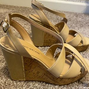 ANTONIO MELANI WEDGES NEW WITHOUT BOX